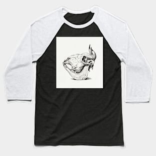 Cow Skull Baseball T-Shirt